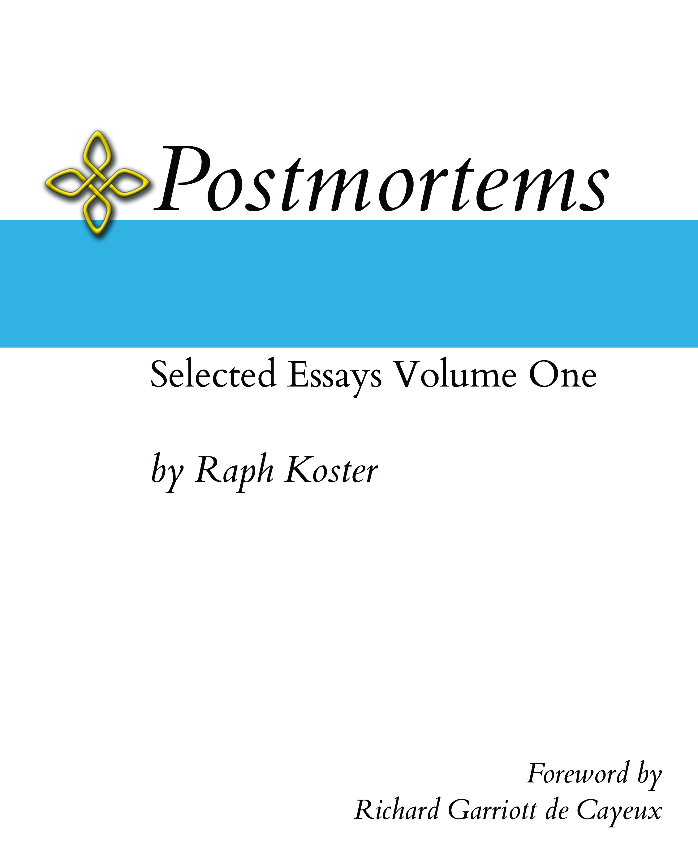 POSTMORTEMS book cover