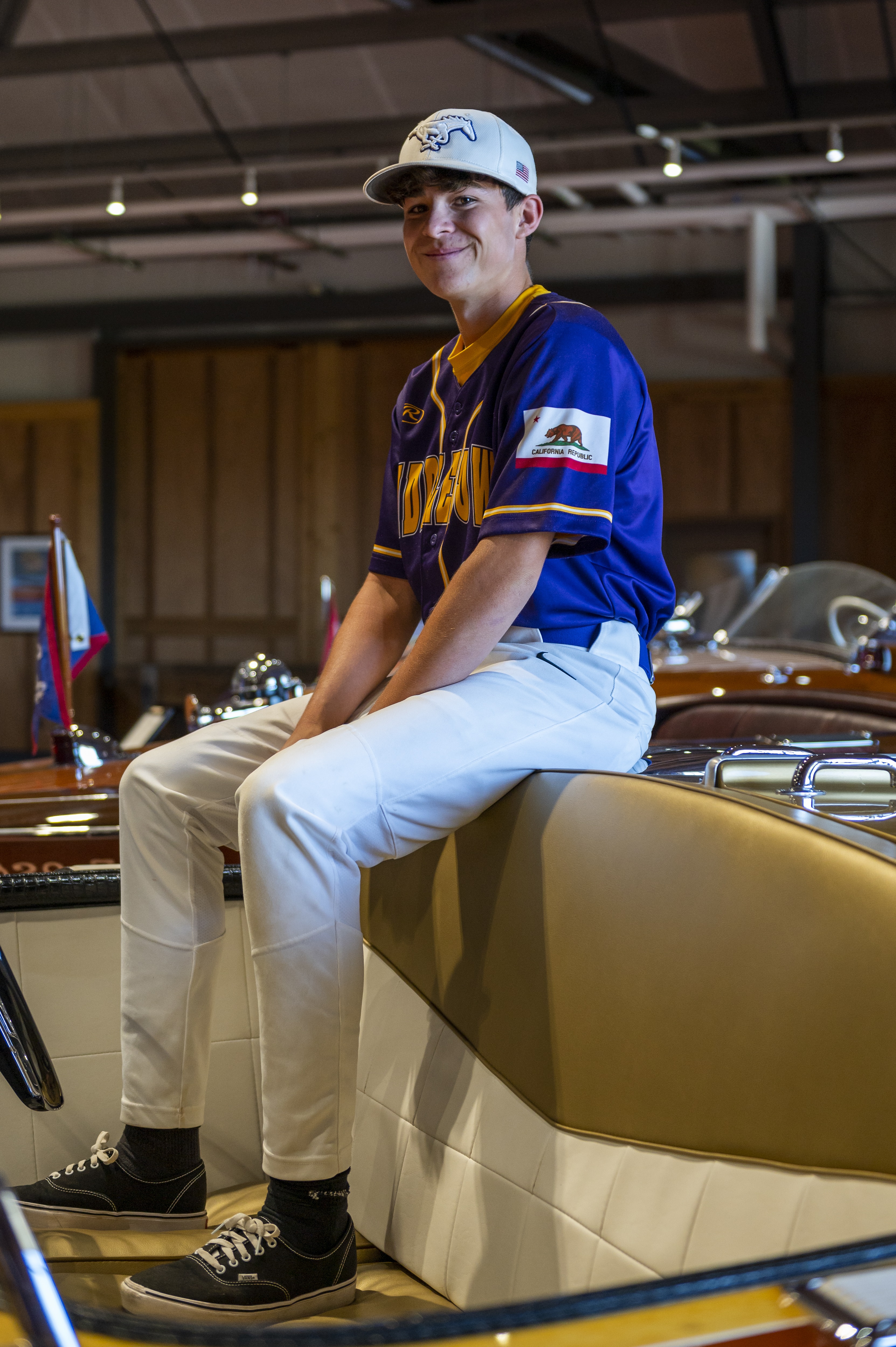 Four-sport standout Luke Hoogendoorn of Middletown High School played baseball and golf during the spring sports season. (Photos by Michael Lucid)