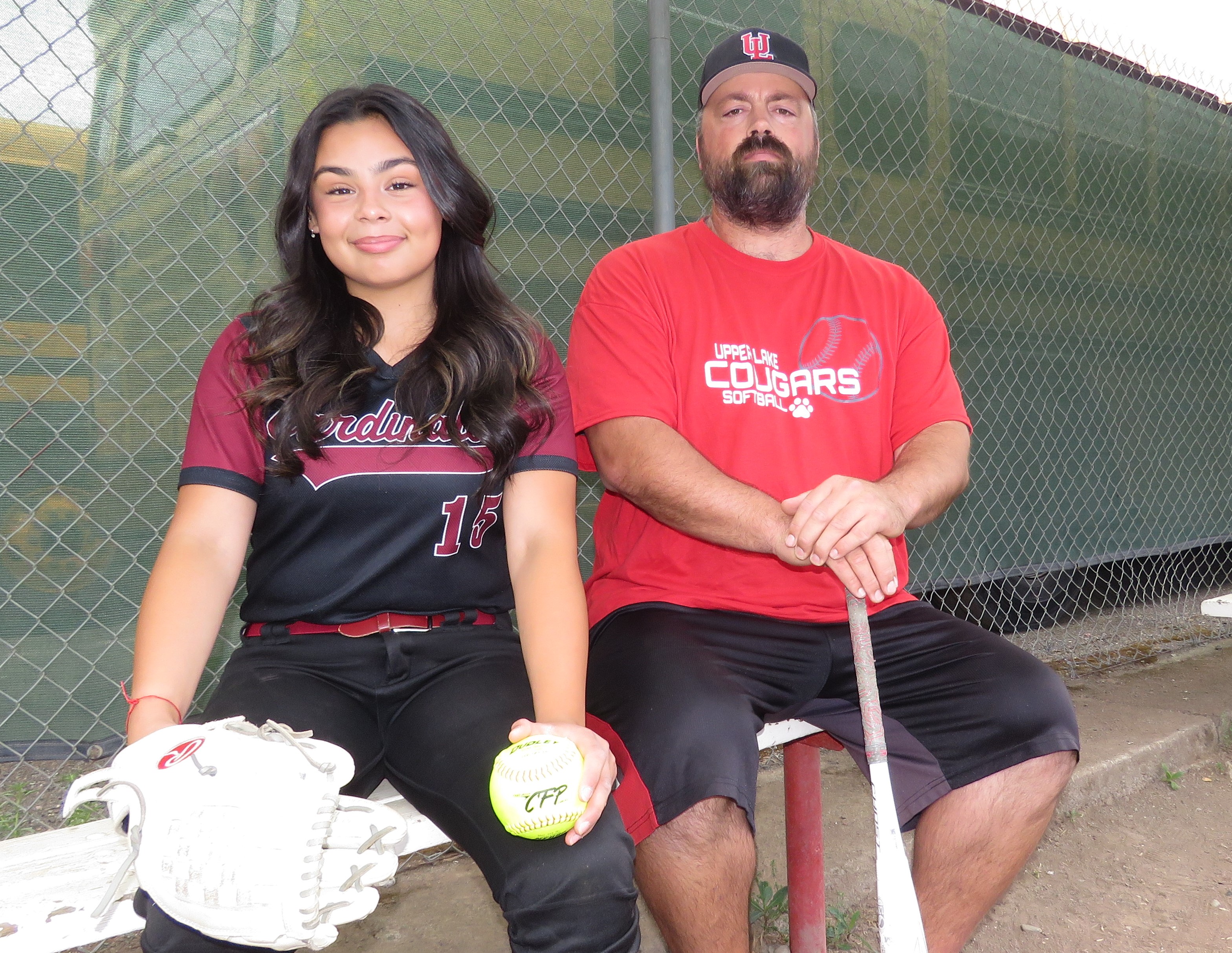 Clear Lake's Lilianna Cruz, only a sophomore, helped the Cardinals finished third in a tough North Central League I race in 2022. Upper Lake's Nick Williamson guided the Cougars to a NCL II co-championship. (Photo by Brian Sumpter)