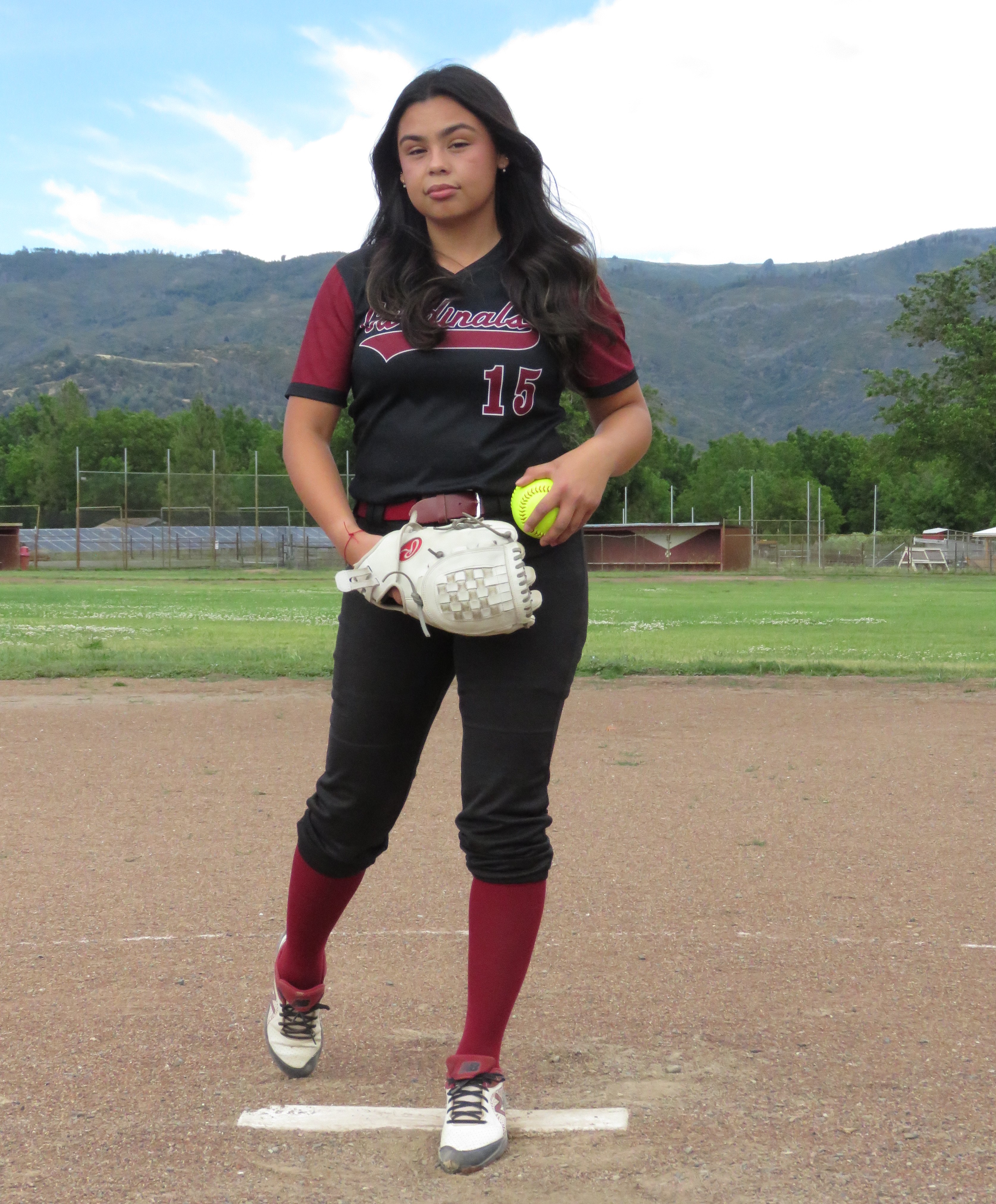 Lilianna Cruz, a hard-throwing left-hander, still has two more seasons to sharpen her pitching skills for Clear Lake.