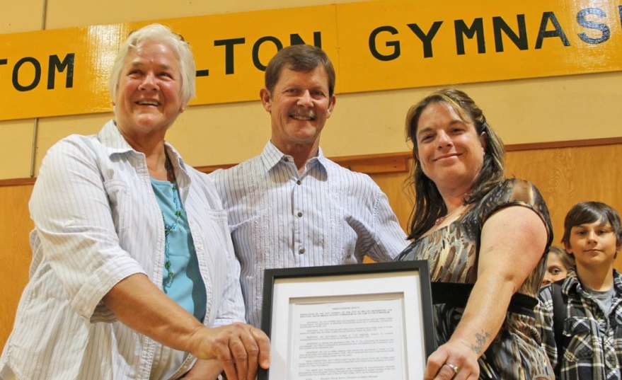 Tom Tilton, a longtime educator and coach in the Willits area, has been inducted into the Coastal Mountain Officials Association Hall of Fame. The Baechtel Grove Middle School gym is named after Tilton. (File photo)