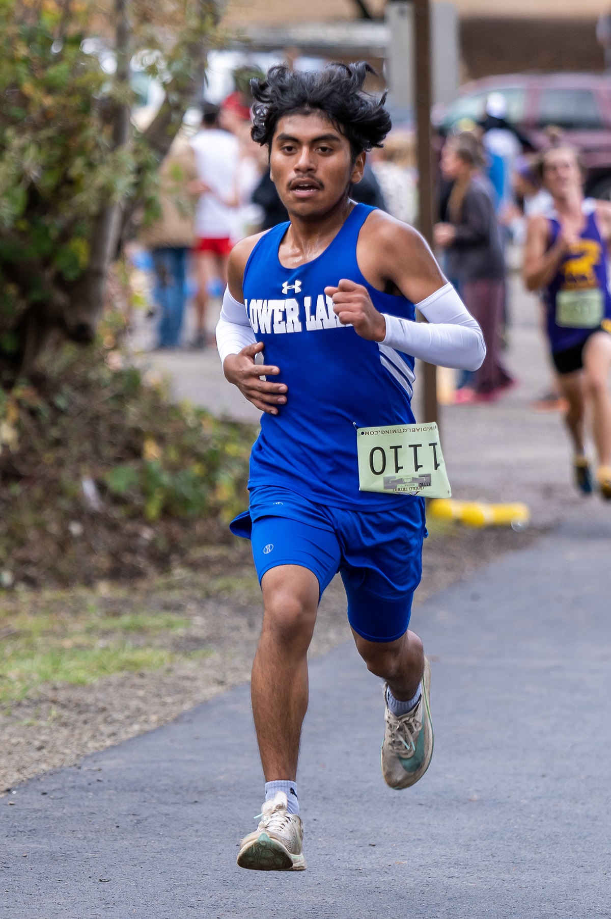 Lower Lake's Jose Hernandez posted the fourth-best boys time by a North Central League I runner at the Coastal Mountain Conference Championships on Wednesday at Spring Lake. (Photos courtesy of Michael Lucid)