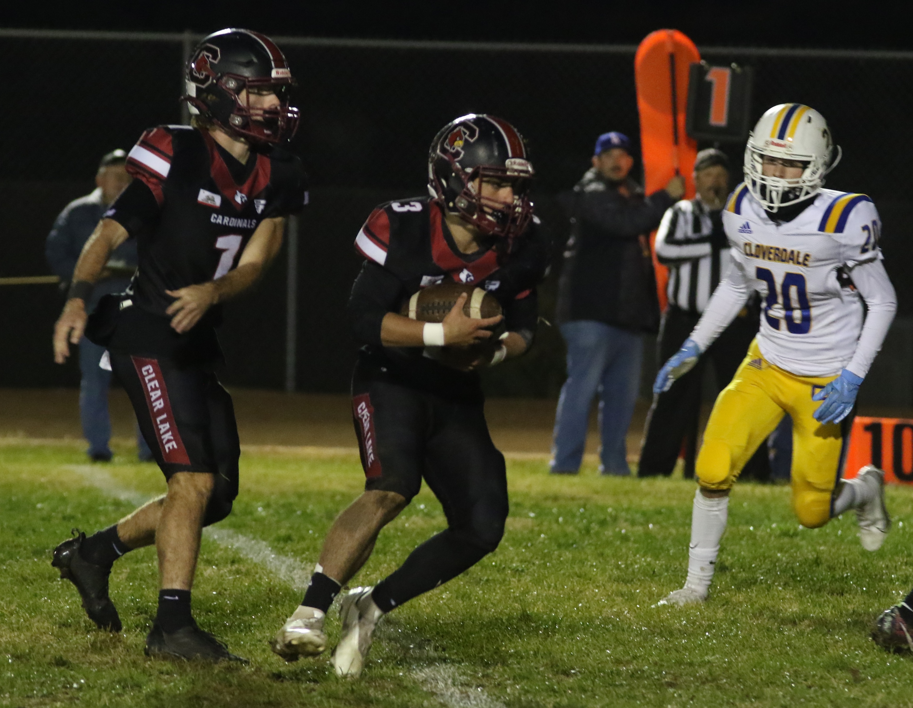 Clear Lake junior running back Hank Ollenberger is the most valuable player on offense on the 2022 edition of the All-North Central League I football team as selected by the league's coaches. (Photos by Minenna Photography)