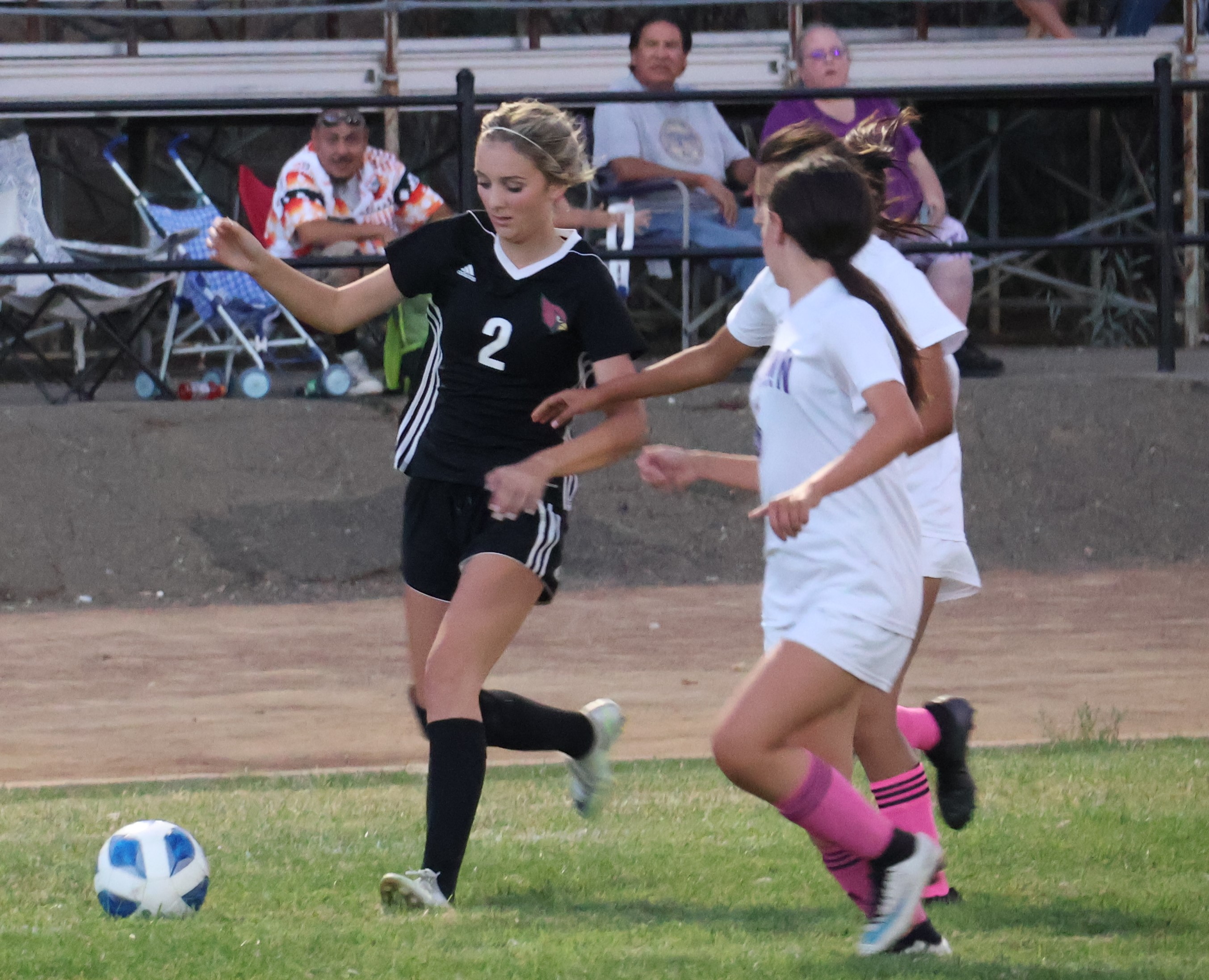 Clear Lake High School Ashton Fiske (2) is the co-most valuable player on the 2022 edition of the All-North Central League I girls soccer team as selected by the league's coaches. Fiske helped lead the Cardinals to a share of the NCL I title. (Photos by Brian Sumpter)