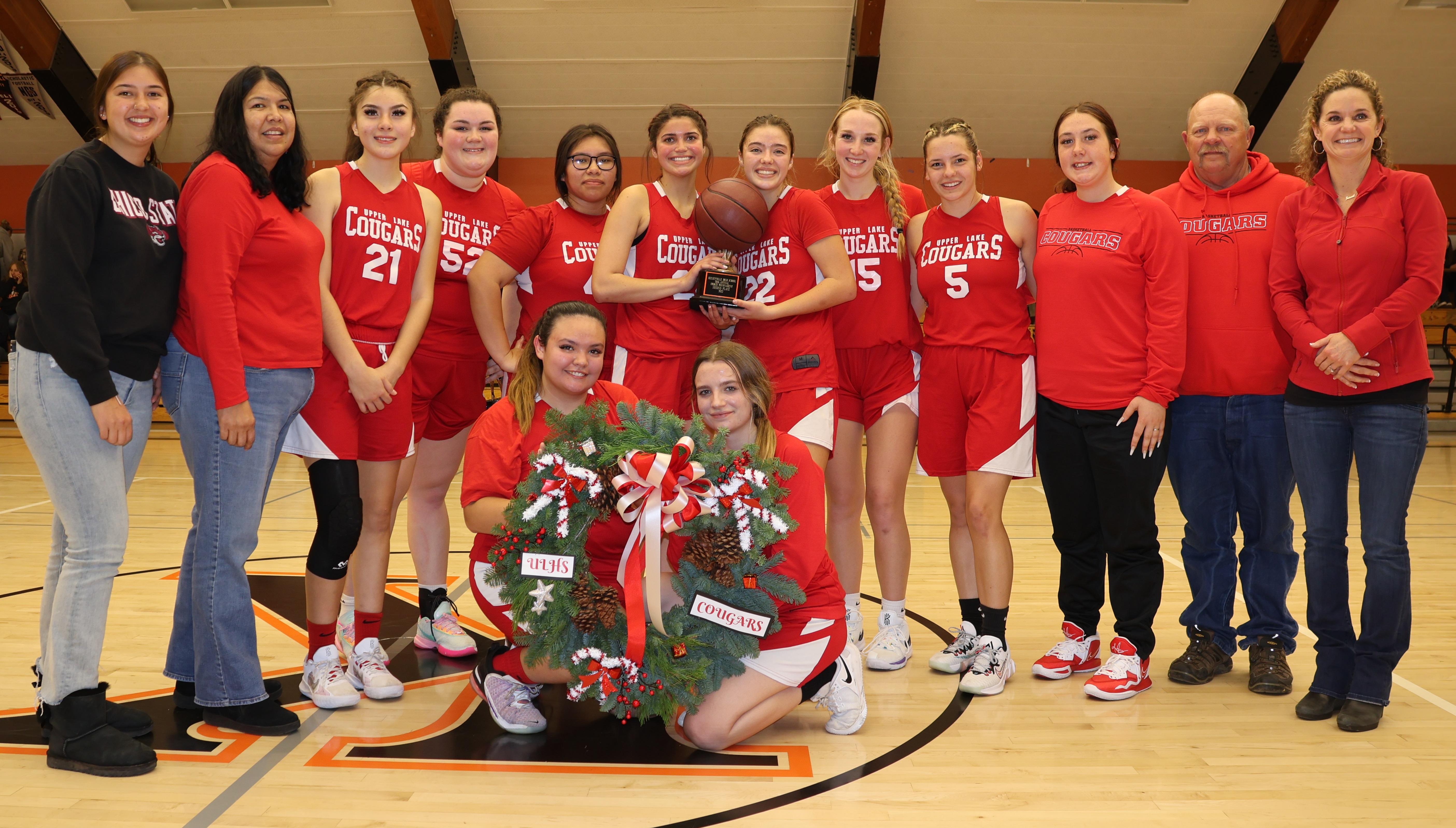The Upper Lake Cougars finished second in the Stokes Tournament girls standings. (Photos by Brian Sumpter)