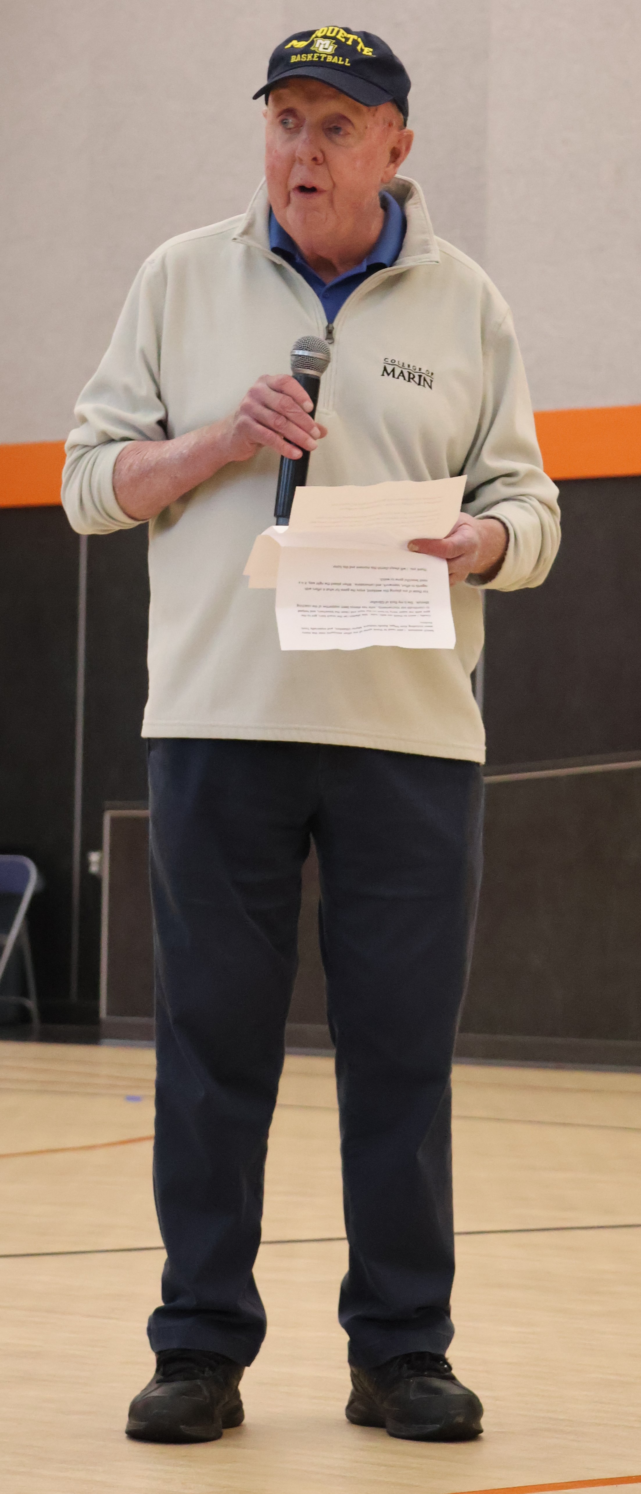John Berry addresses the crowd Saturday during the tournament dedication ceremony. (Photos by Brian Sumpter)