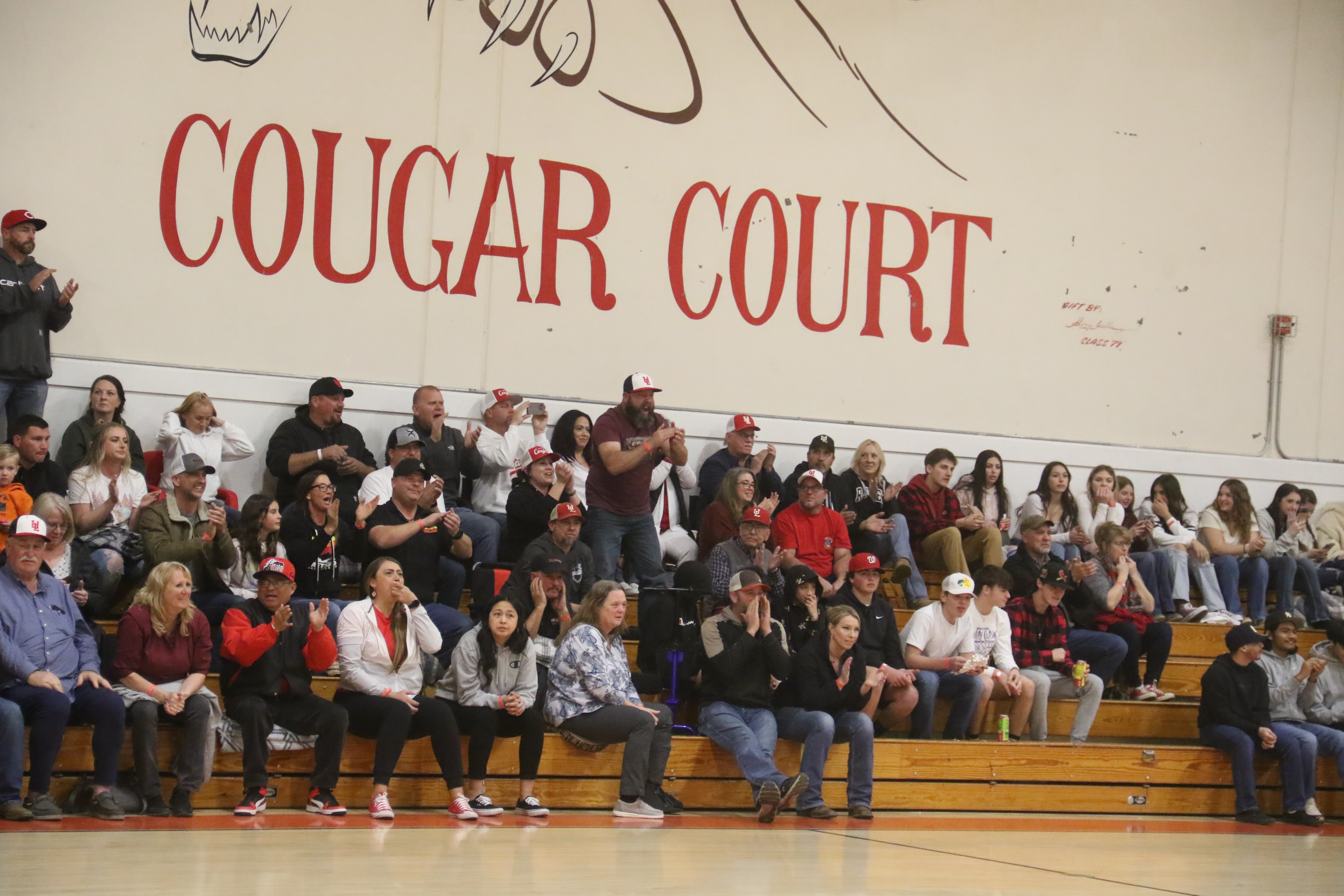 A large but not quite capacity Upper Lake crowd takes in the action Friday night against Head-Royce. (Photos by Minenna Photography)