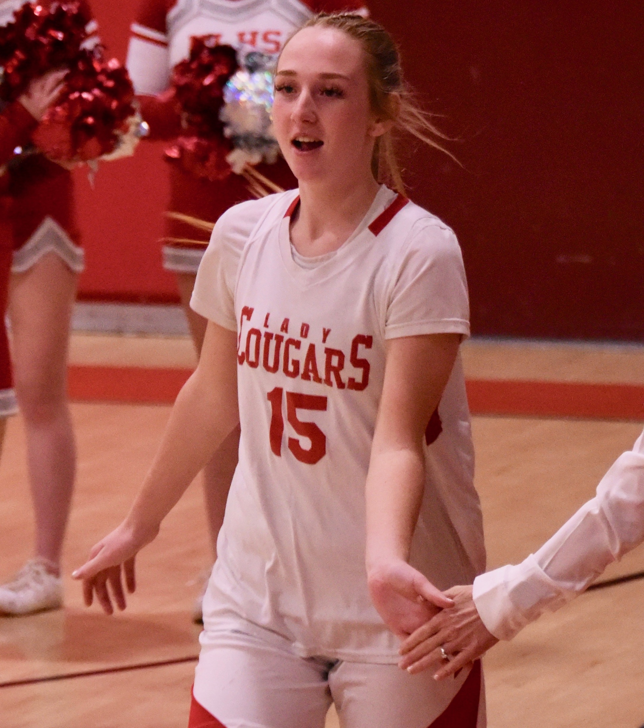 Upper Lake senior Madison Noble is a first-team selection on the All-County girls basketball team. (Photos courtesy of Trett Bishop)
