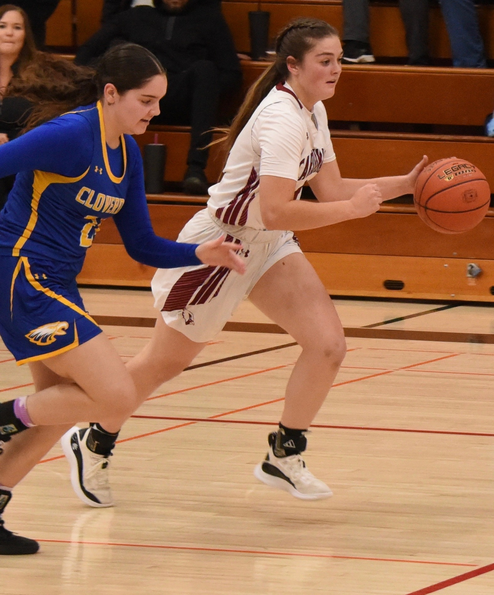 Clear Lake senior Montana Wells is a first-team selection on the All-County girls basketball team. (Photos courtesy of Trett Bishop)