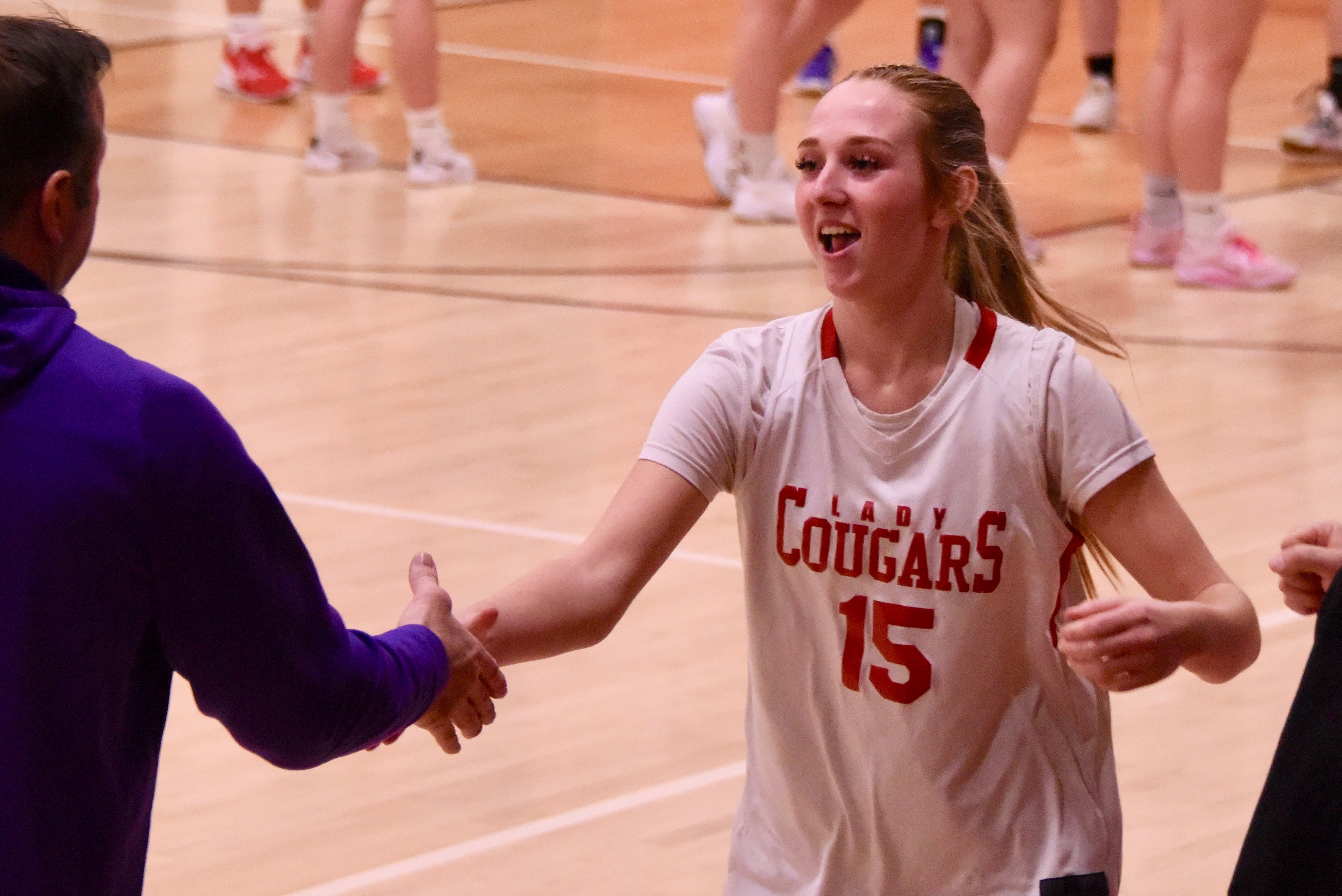 Senior Madison Noble of Upper Lake is a first-team selection on the All-North Central League II girls basketball team. (Photos courtesy of Trett Bishop)