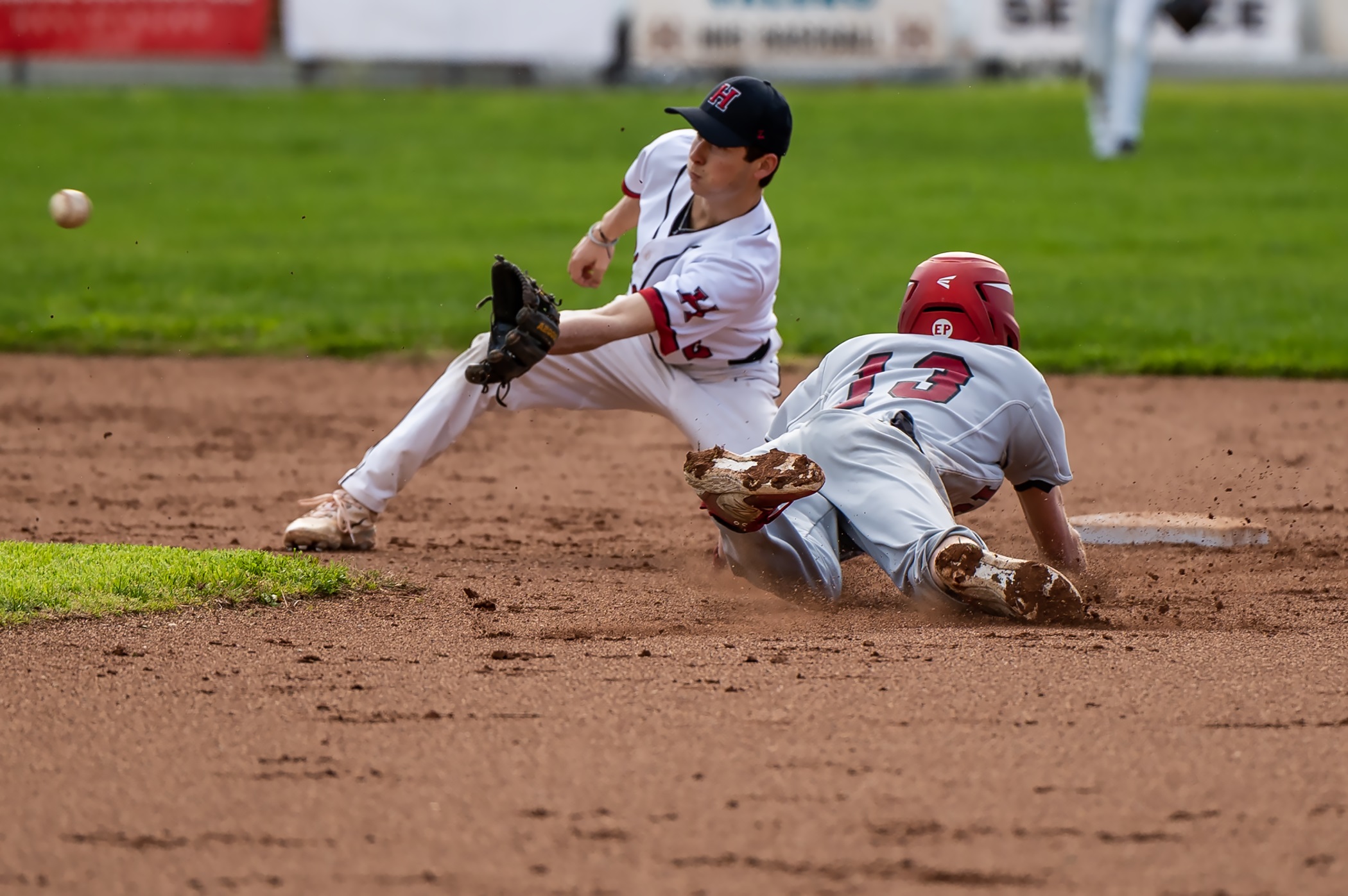 No player had a bigger hand in Clear Lake's 7-0 non-league win over Healdsburg than did senior Greyson Wind, who pitched six innings of one-hit ball with 11 strikeouts and also went 1-for-3 with a double and two RBIs. (Photos courtesy of Michael Lucid)