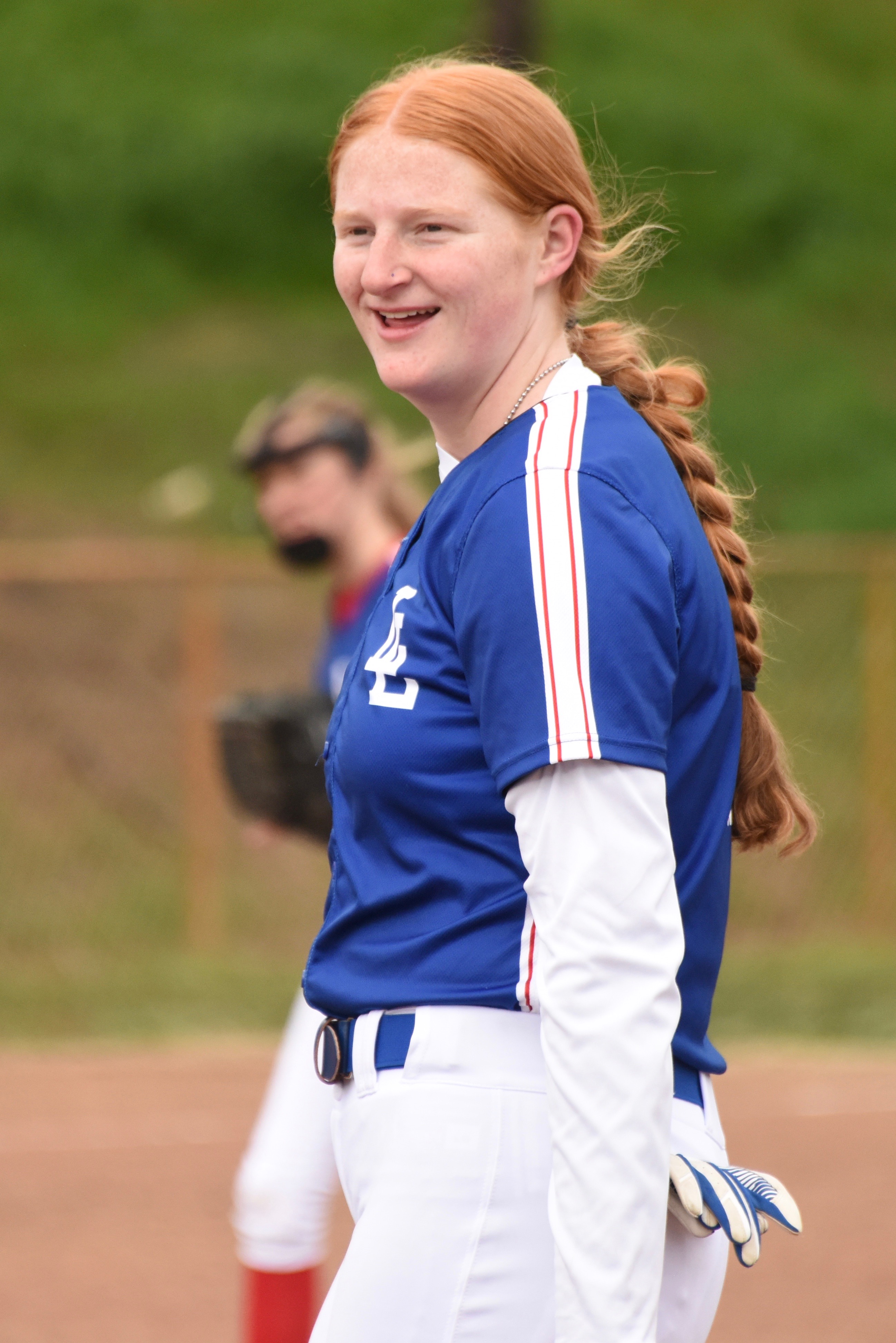 Lower Lake's Rebecca Theodorou broke up a no-hitter with a leadoff single in the top of the fourth inning. (Photos courtesy of Trett Bishop)