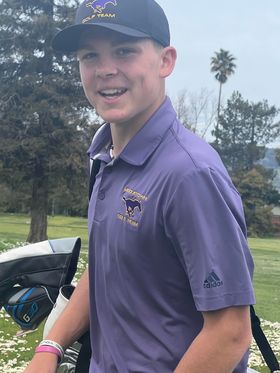 Middletown's Bodhi Moore had something to smile about during his round Thursday at Foxtail South. Moore finished with a round of 84. (Courtesy photos)