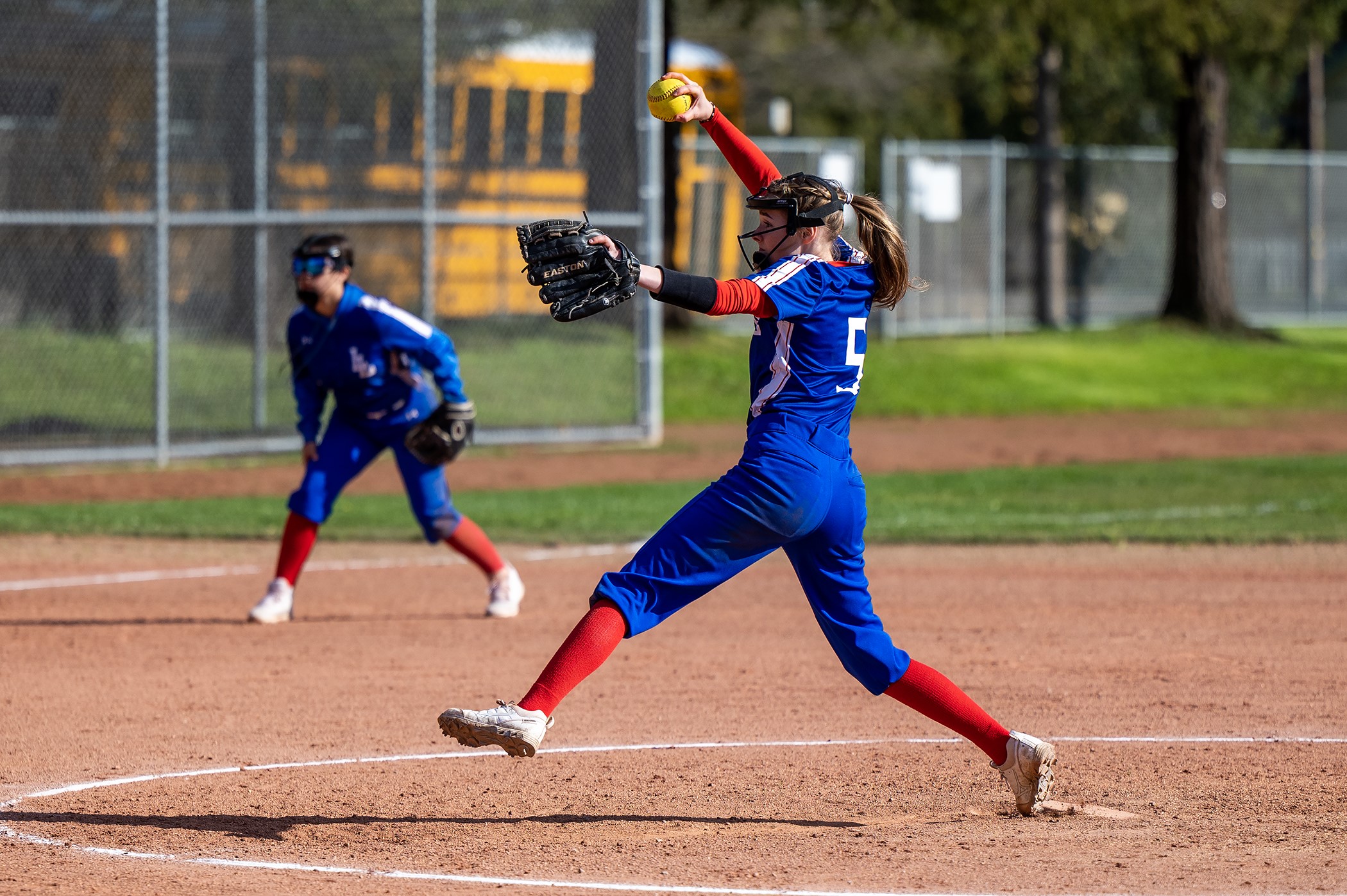 Keeley Parks struck out 10 in Lower Lake's 19-8 win over Healdsburg. (Photos courtesy of Michael Lucid)