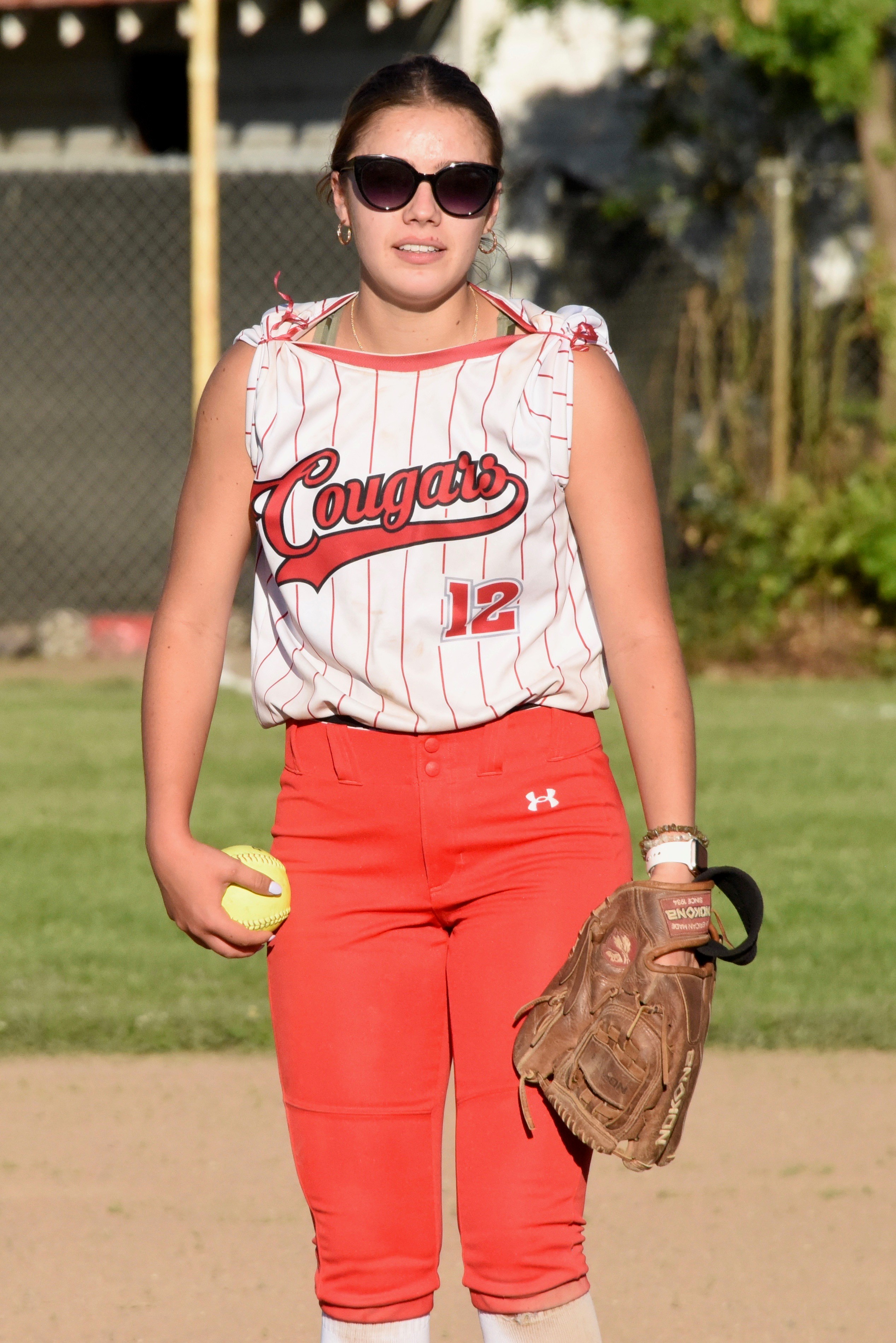 Nya Marcks struck out the side twice while recording 15 strikeouts in Upper Lake's 7-0 playoff win over St. Vincent on Wednesday afternoon in Upper Lake. (Photo courtesy of Trett Bishop)