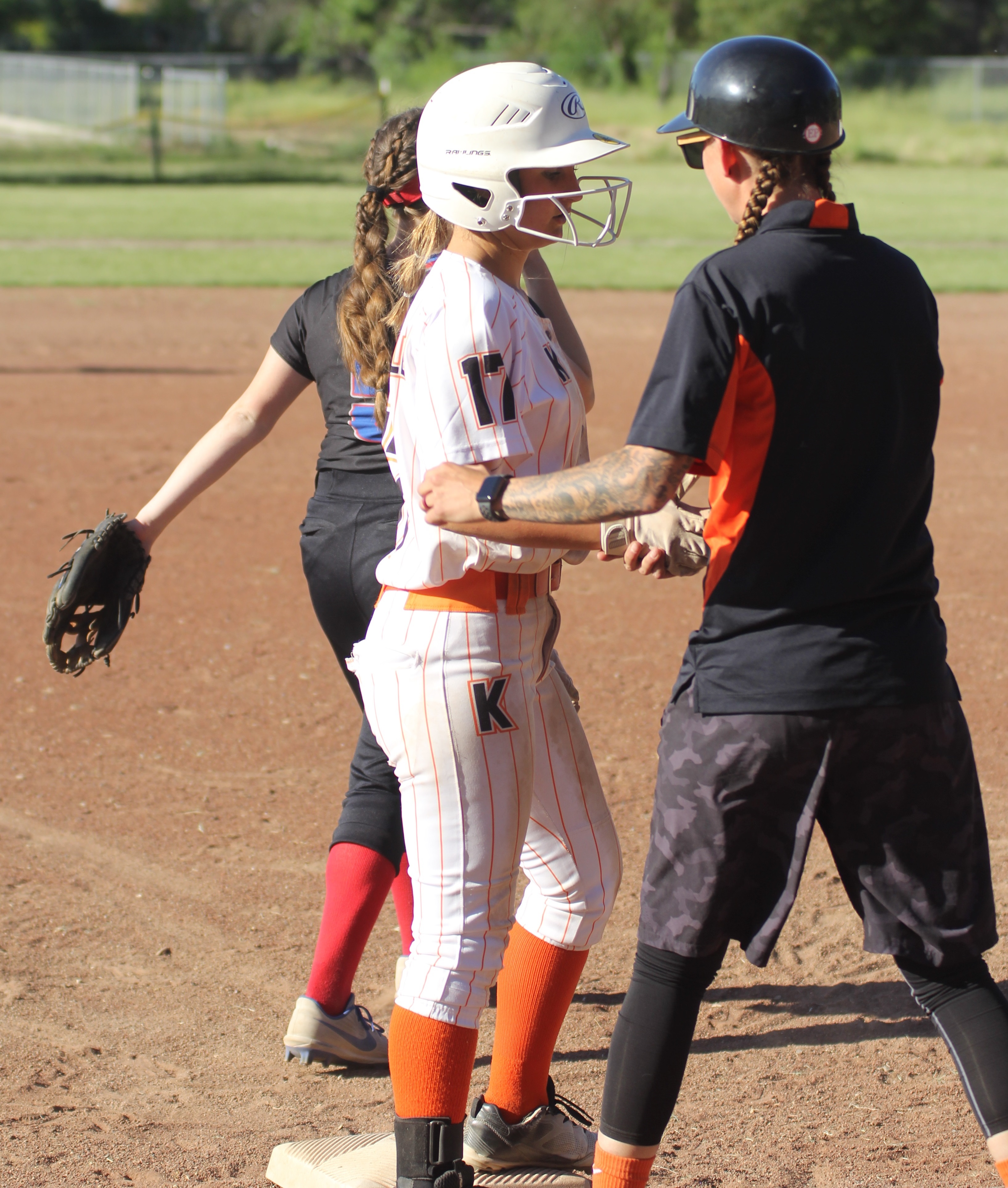 Kelseyville High School's Kat Wheelan was the only freshman to receive first-team honors on the All-North Central League I softball team. (Photo by Minenna Photography)
