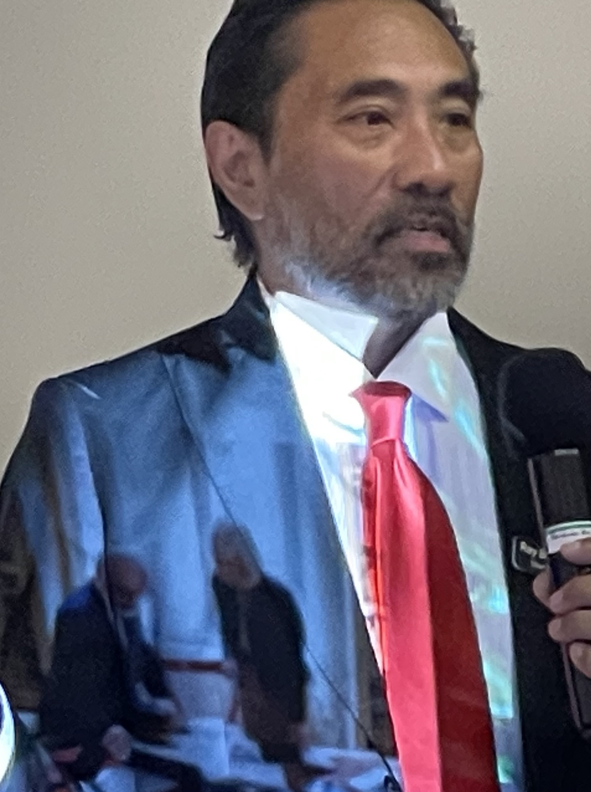 Ray Buenaventura, the Chief Public Defender for Lake County, introduced himself and his newly created office to attendees at Thursday's meeting in Cobb. (Frederic Lahey for the Record-Bee)