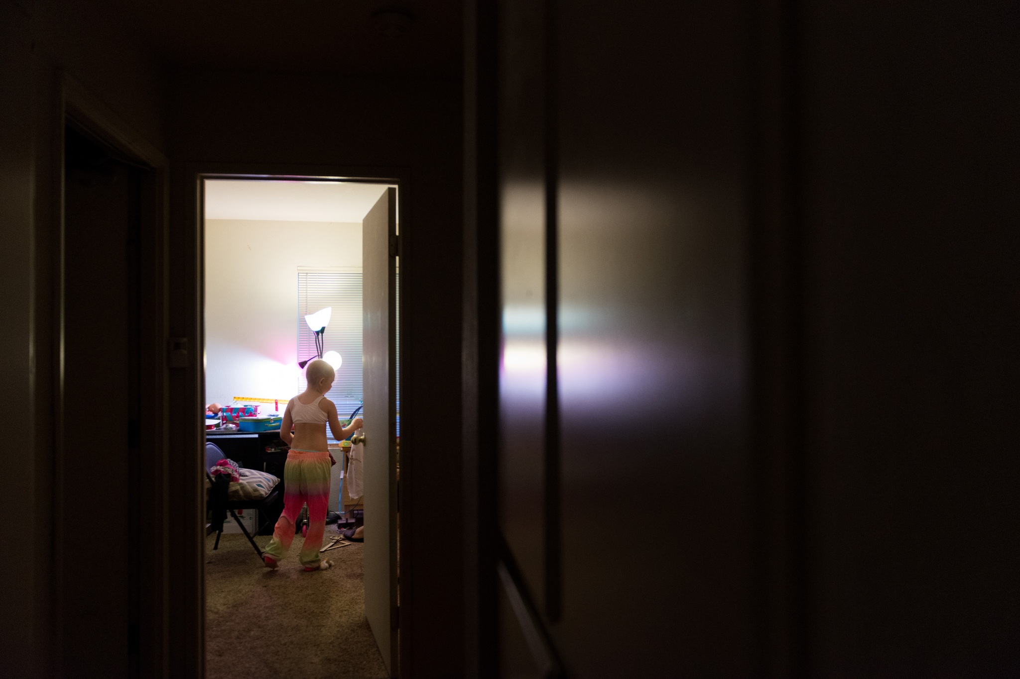 Annabelle Lewis wakes up at 4:30 a.m. every Friday to get ready for a long trip to Children's Hospital Los Angeles for medical treatments for her acute lymphoblastic leukemia.