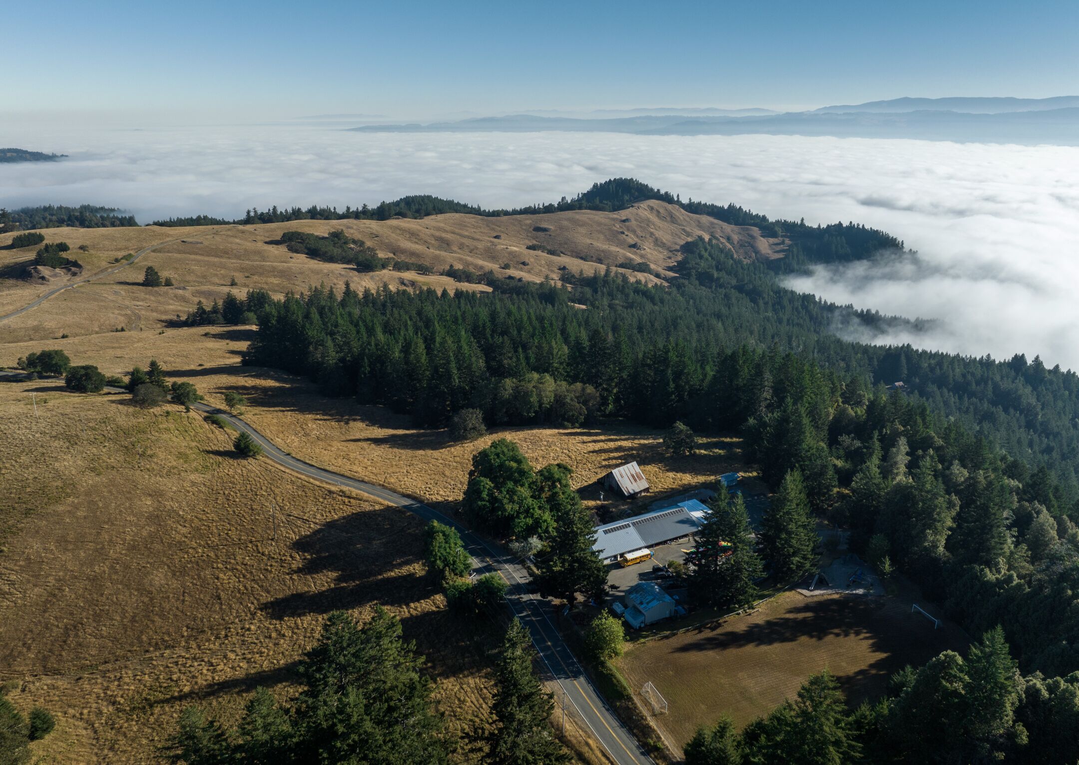 The tiny mountain community of Kneeland is in Humboldt County. 