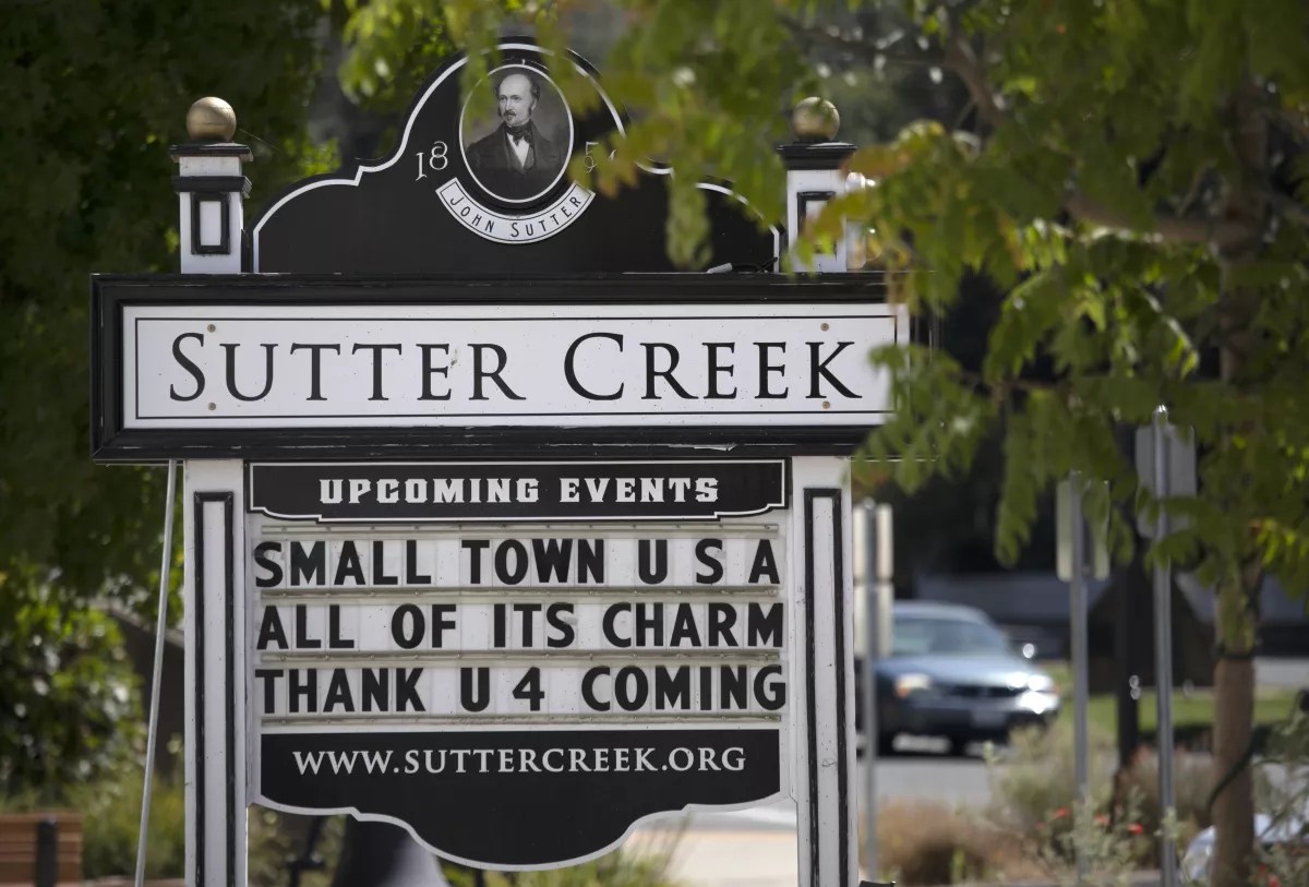 Sutter Creek is a tourist town in deeply conservative Amador County which, per capita, had the most signatures on petitions to recall Gov. Gavin Newsom.
