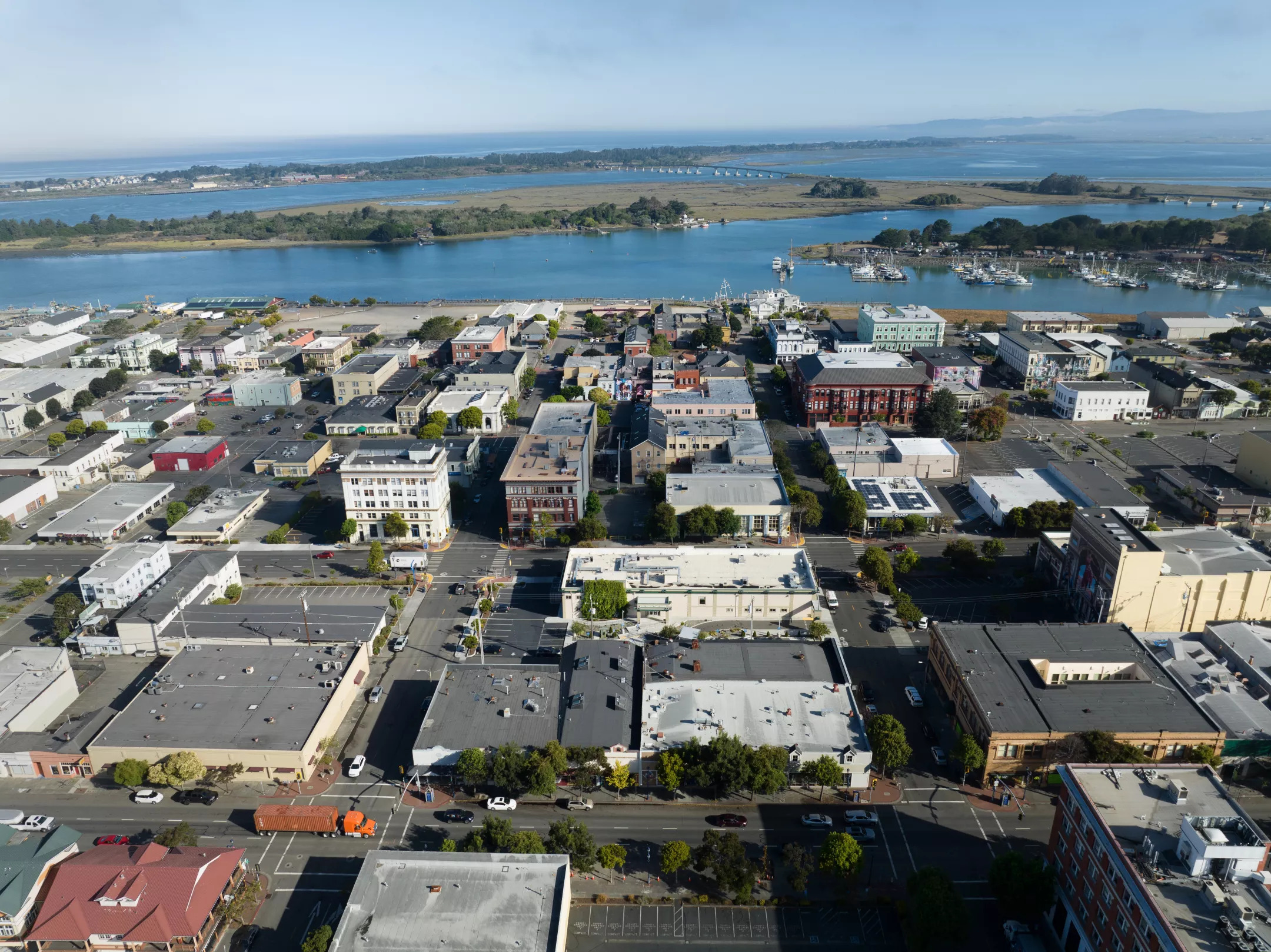 Eureka's Chinatown consisted of one square block, bottom center, in what is now the city's downtown.