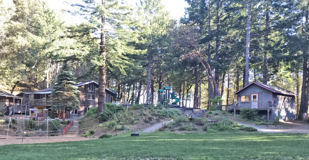 Whale Gulch School is completely off the grid, generating electricity with solar panels and using an intricate pipe system to bring water to the campus from a stream at the top of a mountain.