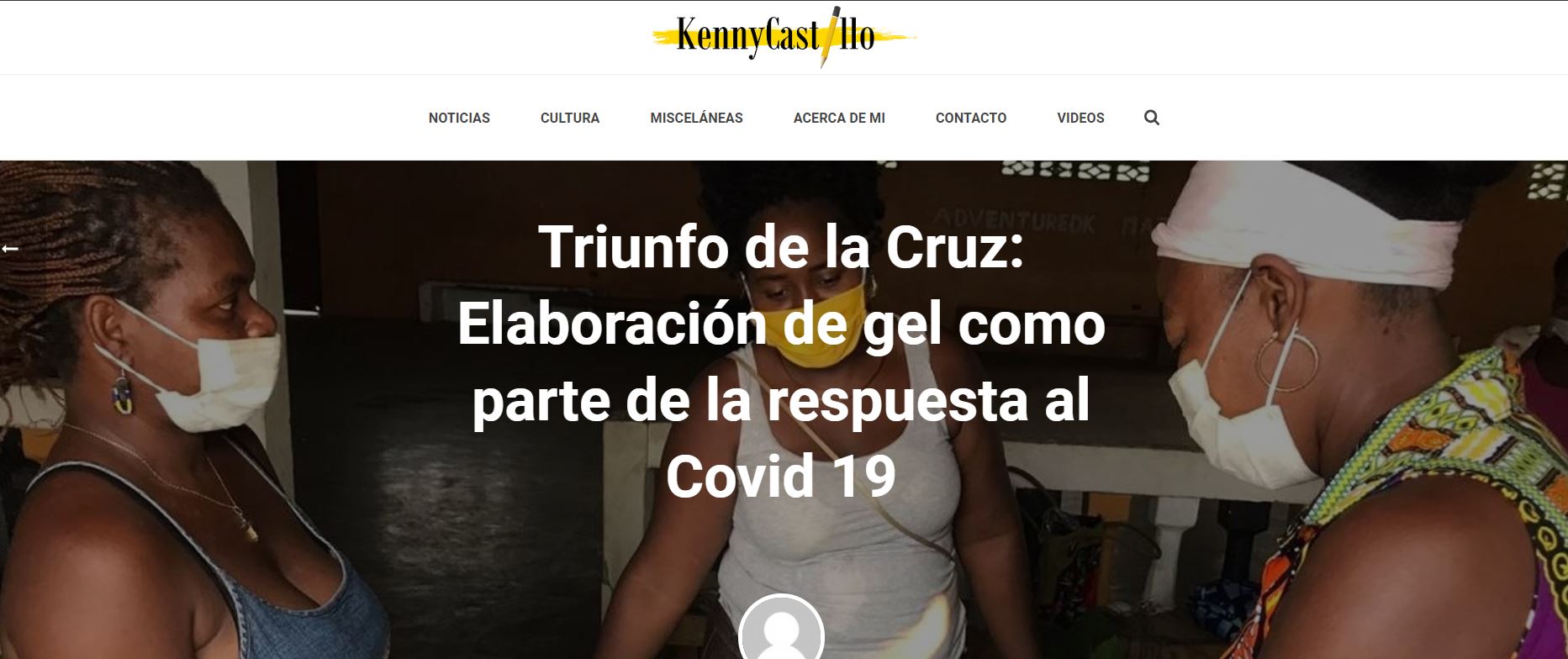 Gel garífuna COVID