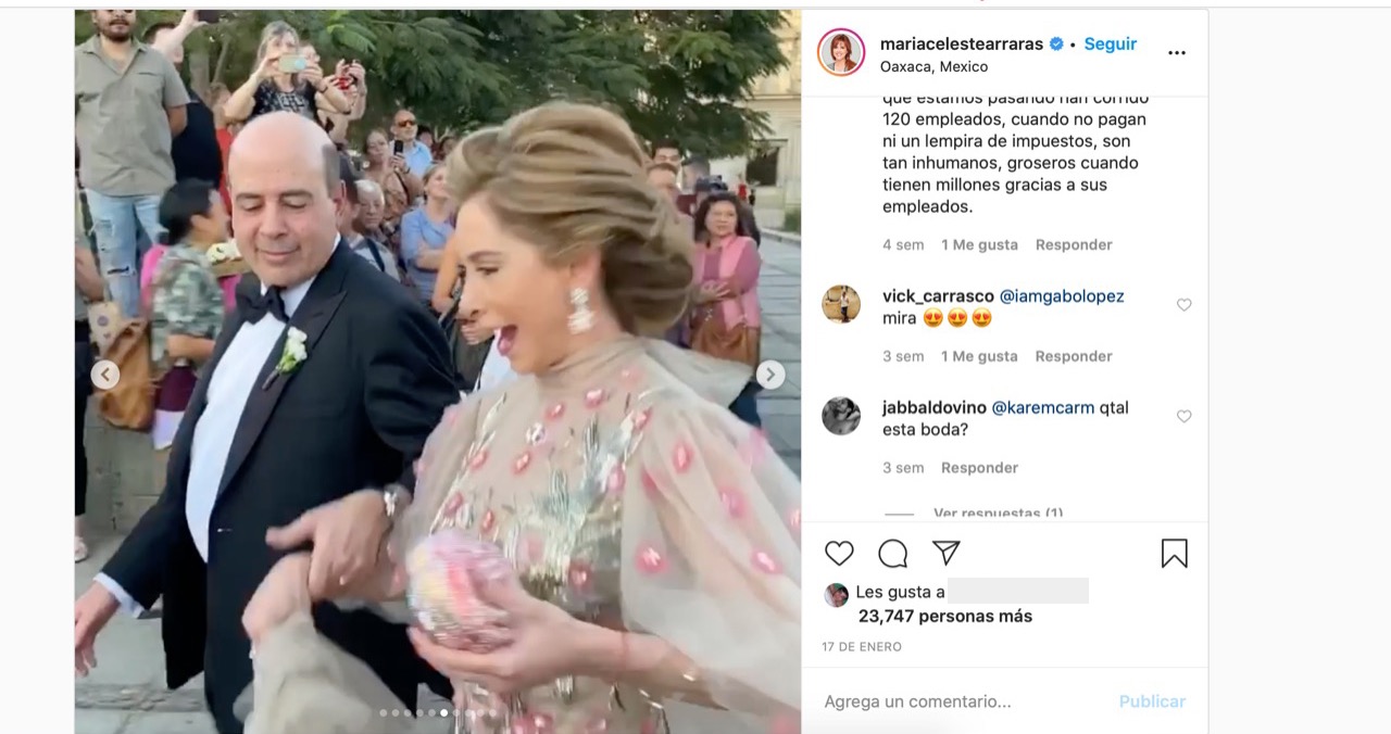 Ana María Celeste en boda OAXACA