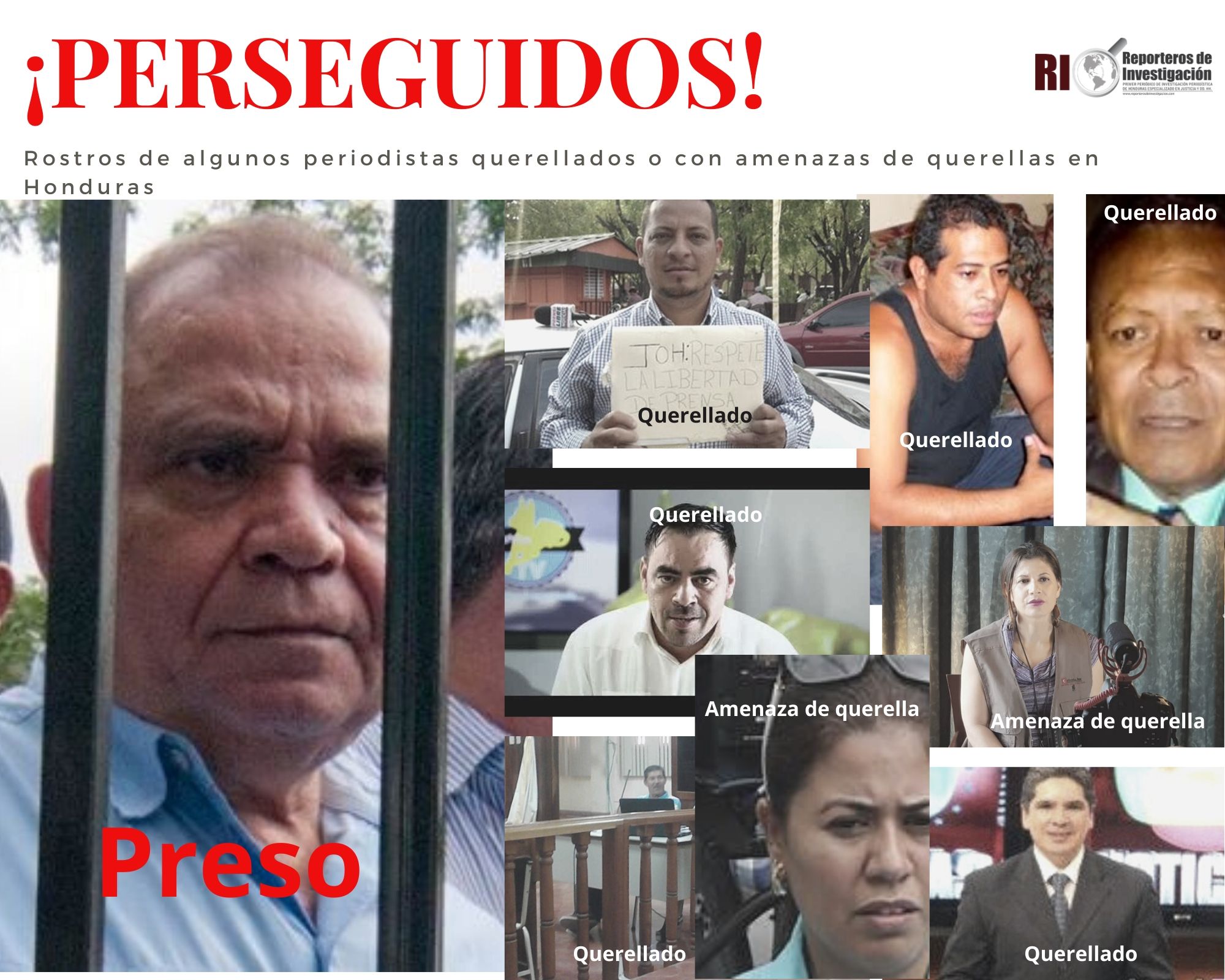 PERIODISTAS PERSEGUIDOS