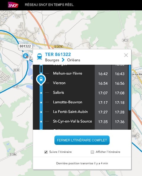 Sncf Info Trafic La Position Des Trains En Temps Reel