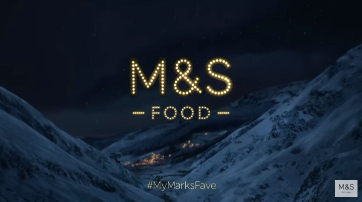 M S Christmas Adverts For Food And Clothing And Home