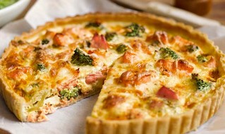 Quiche Met Broccoli Prei En Zalm