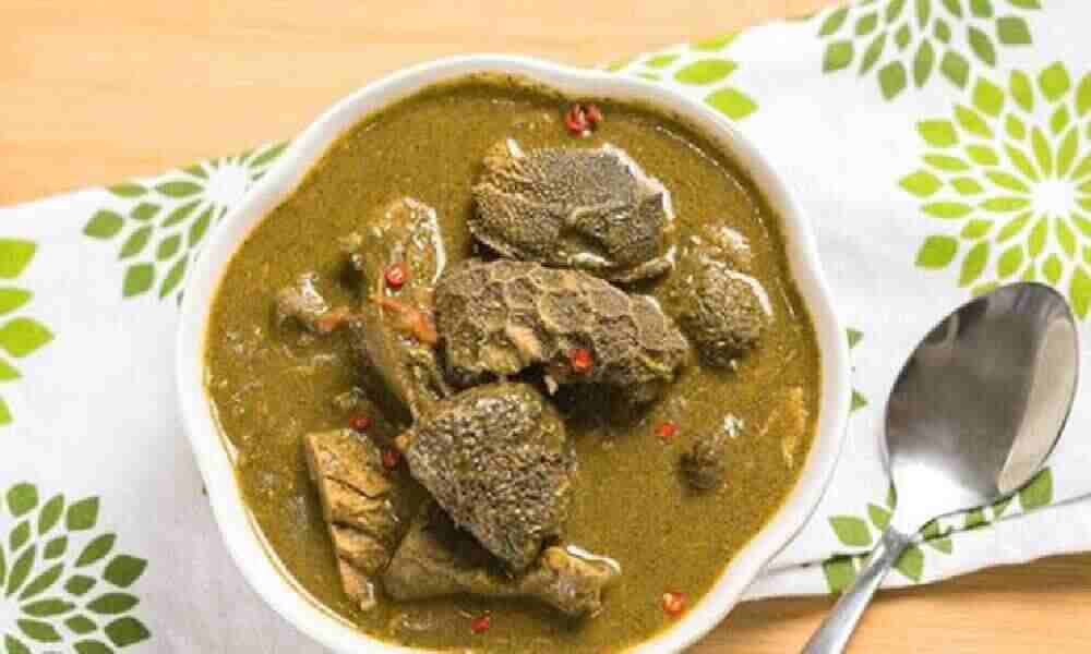 Easy steps to prepare Hausa soup, Miyan Kuka 1