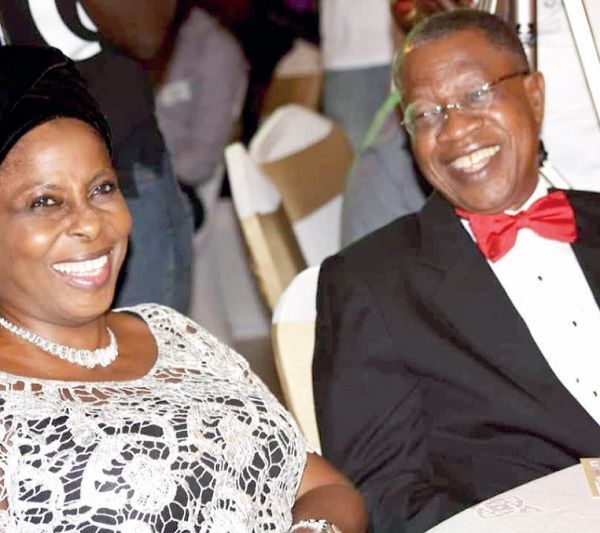 Lai Mohammed and wife