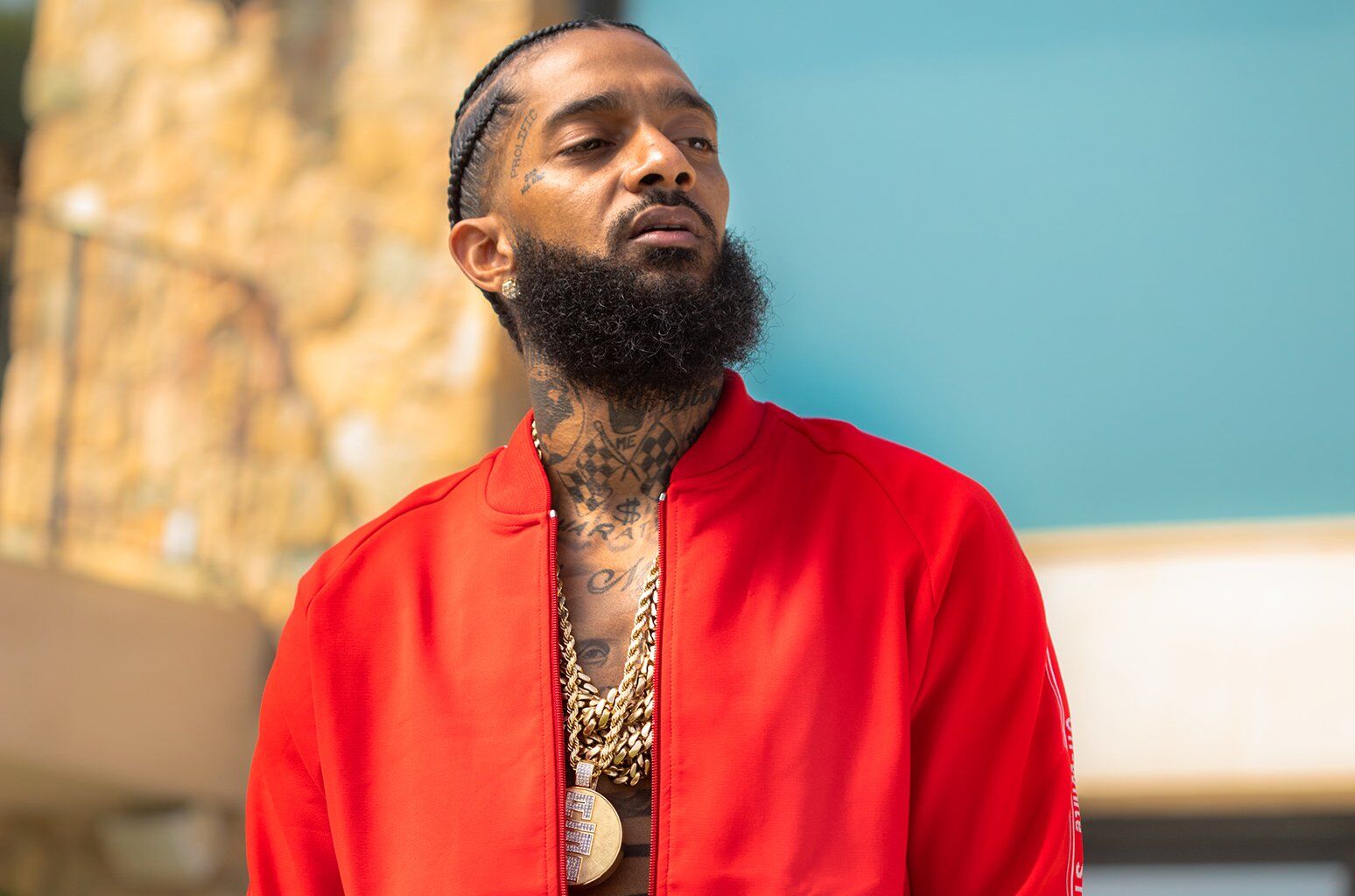 Kross Ermias Asghedom's father, Nipsey Hussle