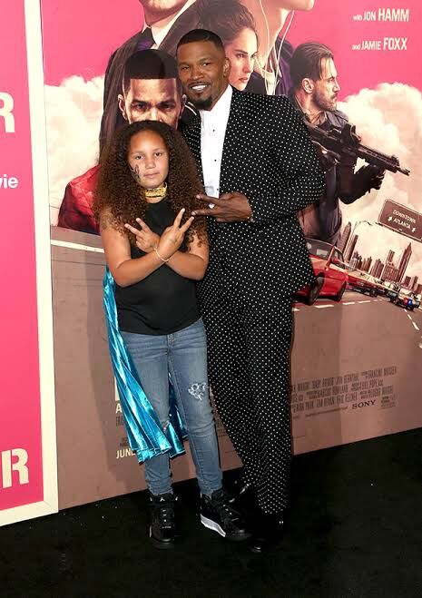 Annalise Bishop and her father at a movie premier