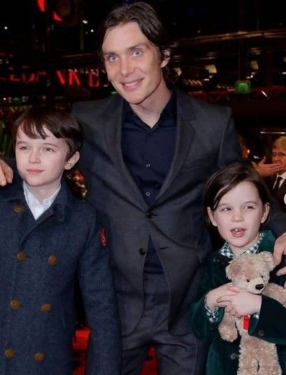 Cillian Murphy and his children