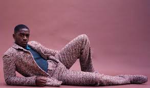Damson Idris lying down pose