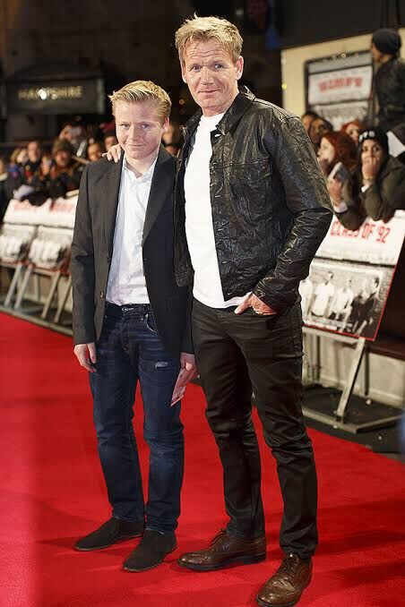 Jack Scott Ramsay and his father at an event