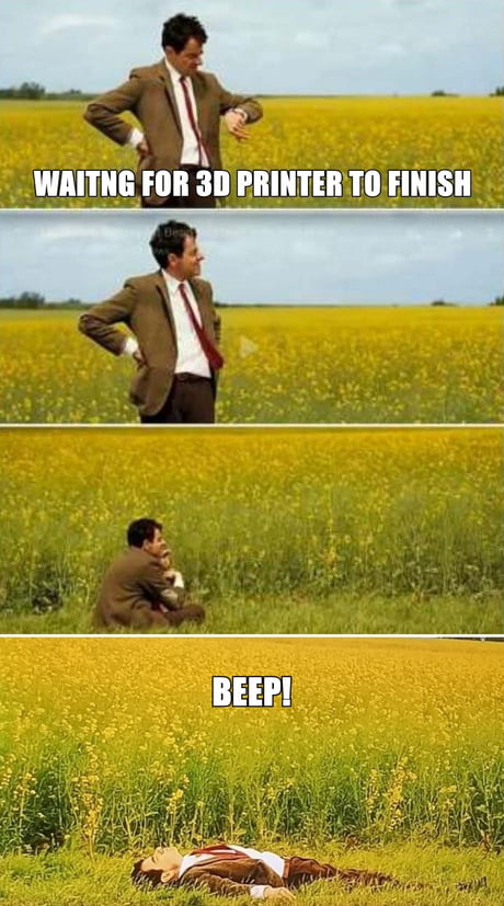 “Mr Bean” waiting meme