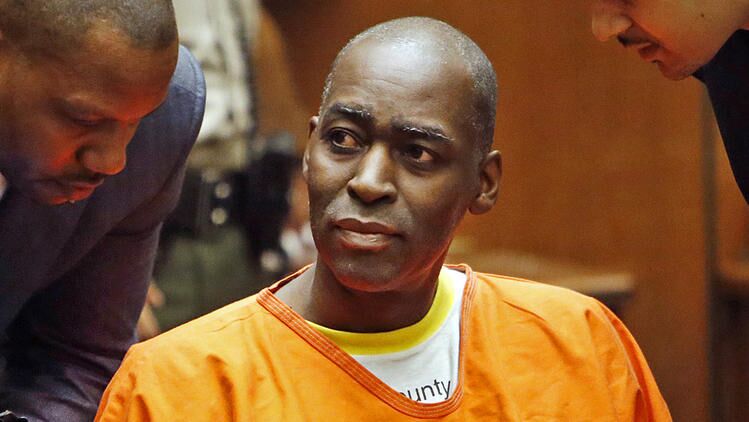 Michael Jace in prison clothes