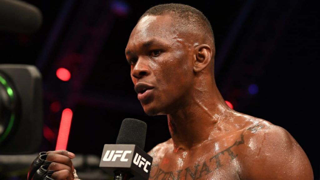 Israel Adesanya in an UFC fight