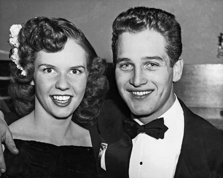 Jackie Witte and Paul Newman