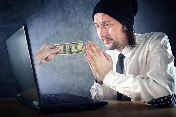 Why do people engage in online begging?