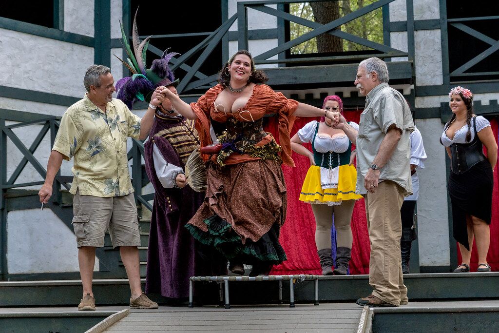 What is the Ren Faire cleavage contest?