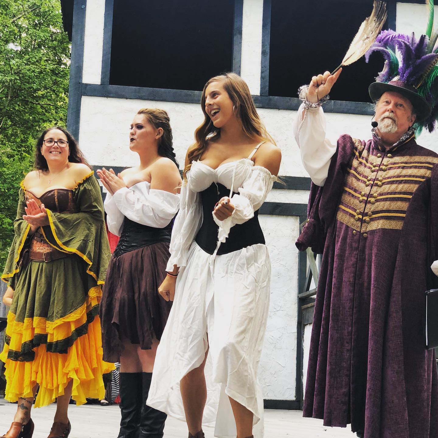 When is the Ren Faire cleavage contest?