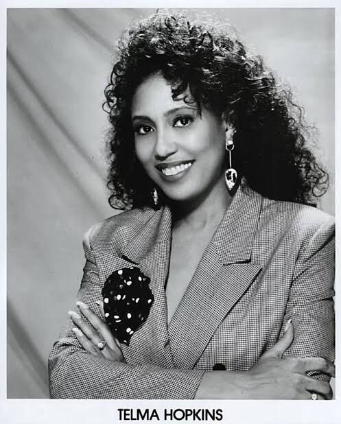 a younger Telma Hopkins smiling