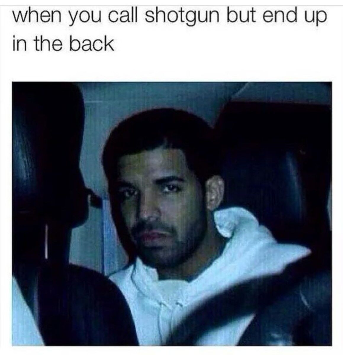 Calling shotgun gone wrong