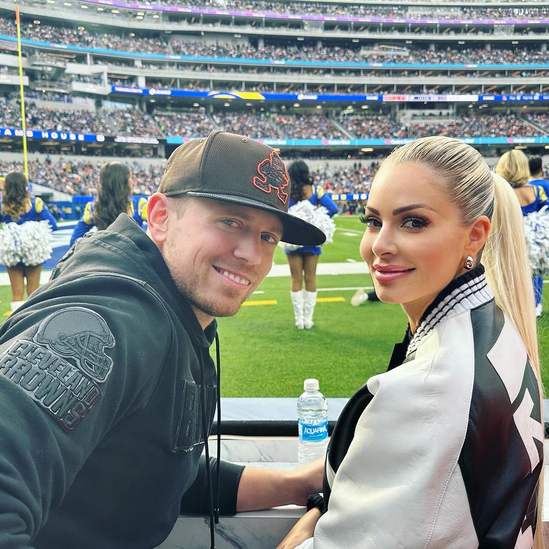 Maryse Mizanin with her husband