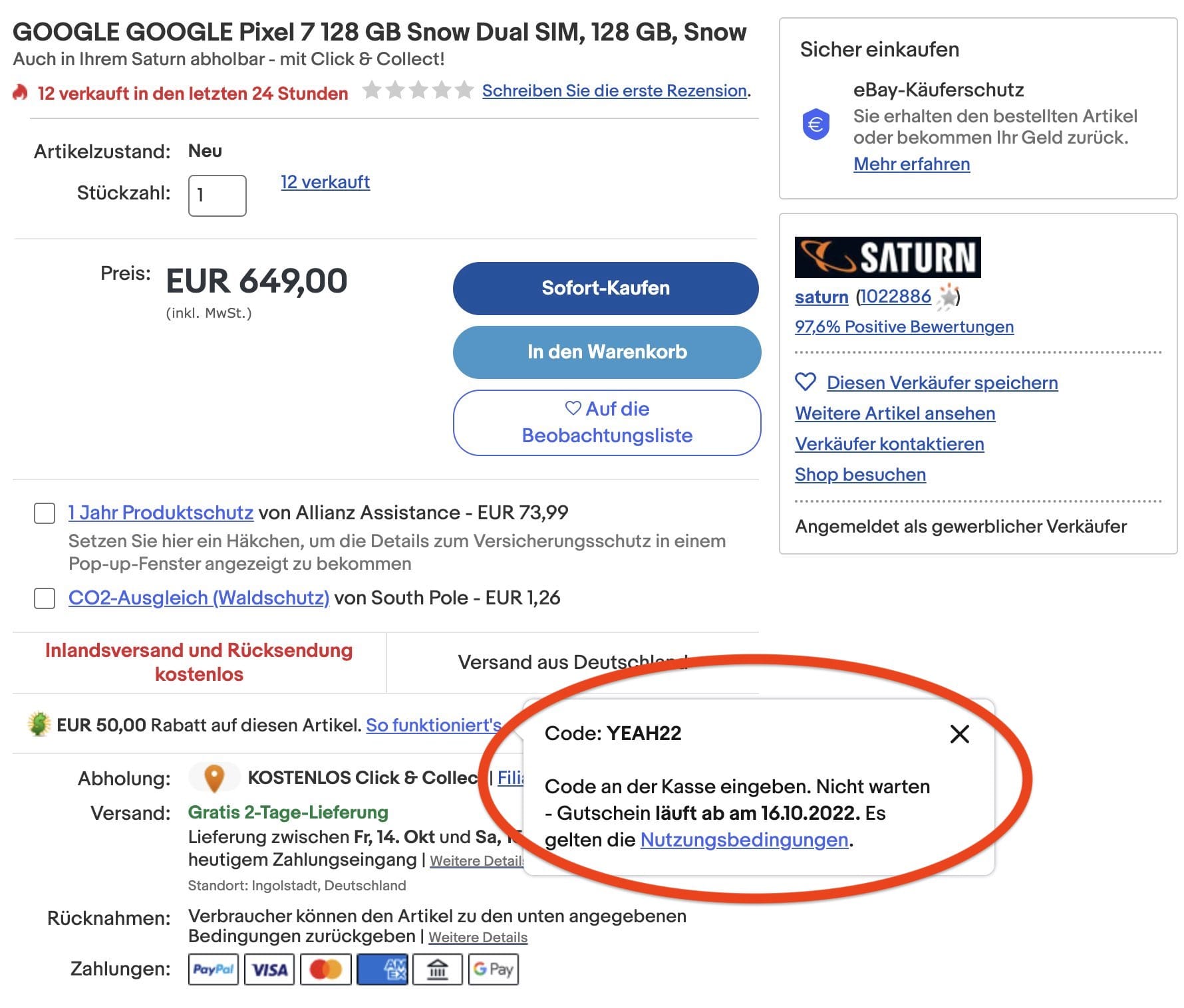 Google Pixel 7 Pro Ab Effektiv 380 Euro Erster Rabatt Ist Da